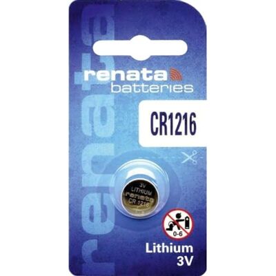 Best Price Renata Piles pour Montres Modèle PILHA RENATA-CR1216 3 V Blister 1 pièce - Publicité Best Price Renata Piles pour Montres Modèle PILHA RENATA-CR1216 3 V Blister 1 pièce - Publicité