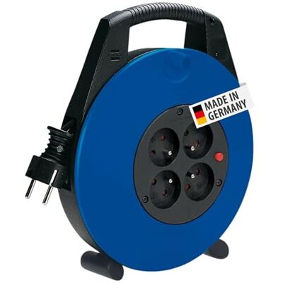 Brennenstuhl Vario Line 4 prises de dépassement de beben câble avec 4 prises/mini câble beben (câble pour usage domestique, câble 5 m, Made in Germany) noir/bleu - Publicité Brennenstuhl Vario Line 4 prises de dépassement de beben câble avec 4 prises/mini câble beben (câble pour usage domestique, câble 5 m, Made in Germany) noir/bleu - Publicité