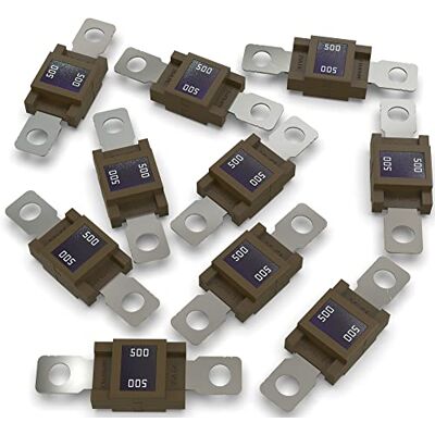 AUPROTEC Fusible Mega à courant élévé/verrouillage à vis 80-500A choix : 500A ampères, marron, 10 pièces - Publicité AUPROTEC Fusible Mega à courant élévé/verrouillage à vis 80-500A choix : 500A ampères, marron, 10 pièces - Publicité