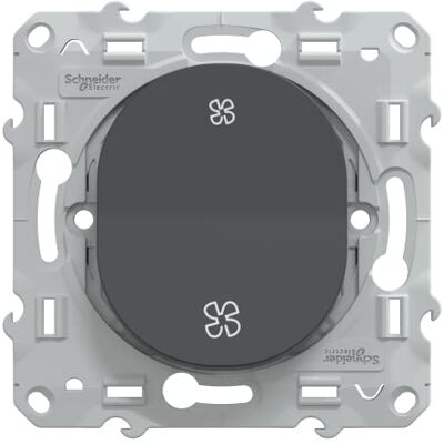 Schneider Electric Ovalis poussoir VMC sans arrêt Anthracite S340236 - Publicité Schneider Electric Ovalis poussoir VMC sans arrêt Anthracite S340236 - Publicité