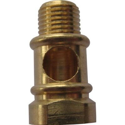 Electraline 70599 Raccord passe fil laiton M/F 2 pièces - Publicité Electraline 70599 Raccord passe fil laiton M/F 2 pièces - Publicité
