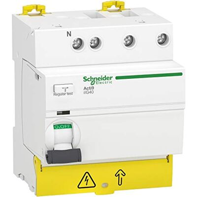Schneider Electric Acti9 iIG40 interrupteur différentiel tête de groupe 3P+N 40A 30mA type A SI A9R87740 - Publicité Schneider Electric Acti9 iIG40 interrupteur différentiel tête de groupe 3P+N 40A 30mA type A SI A9R87740 - Publicité