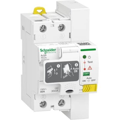 Schneider Electric Acti9 REDs interrupteur différentiel 2P 40A 30mA A A9CR4240 - Publicité Schneider Electric Acti9 REDs interrupteur différentiel 2P 40A 30mA A A9CR4240 - Publicité