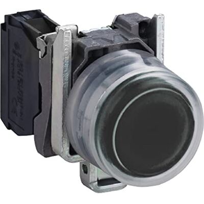Schneider Electric XB4BP21 Harmony bouton-poussoir, IP69K, à impulsion, métal plaqué chrome collerette, 1F, 22 mm diamètre de fixation, noir - Publicité Schneider Electric XB4BP21 Harmony bouton-poussoir, IP69K, à impulsion, métal plaqué chrome collerette, 1F, 22 mm diamètre de fixation, noir - Publicité