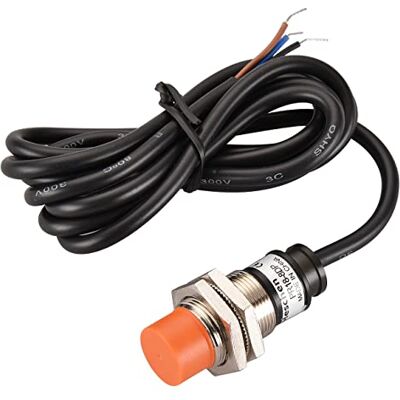 Heschen Capteur de proximité inductif PR18-8DP Type cylindrique, détection de 8 mm, M18 rond, non blindé, 12-24 VDC 3 fils, PNP NO (normalement ouvert) CE - Publicité Heschen Capteur de proximité inductif PR18-8DP Type cylindrique, détection de 8 mm, M18 rond, non blindé, 12-24 VDC 3 fils, PNP NO (normalement ouvert) CE - Publicité