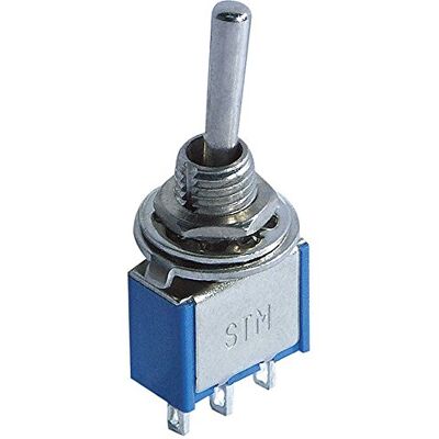 MC POWER Miniature Interrupteur à bascule McPower, 250 V/3 A, 3 broches, 3 positions : Un/en/un - Publicité MC POWER Miniature Interrupteur à bascule McPower, 250 V/3 A, 3 broches, 3 positions : Un/en/un - Publicité