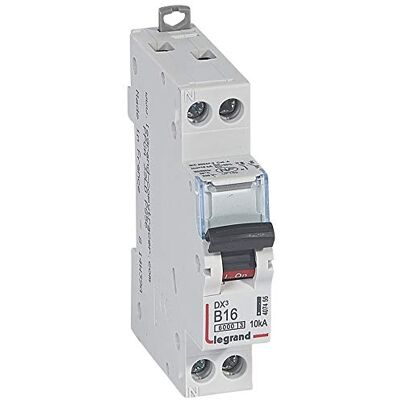 Legrand Disjoncteur DX³6000 U+N 230V~ 16A courbe B 1 module - Publicité Legrand Disjoncteur DX³6000 U+N 230V~ 16A courbe B 1 module - Publicité