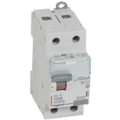 Legrand Interrupteur différentiel 2P 230V~ 100A type AC 100mA sélectif 2 modules - Publicité Legrand Interrupteur différentiel 2P 230V~ 100A type AC 100mA sélectif 2 modules - Publicité