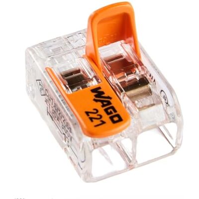 WAGO Borne de connexion -COMPACT 221-612, 2 fils avec levier de commande jusqu'à 6 mm2 - Publicité WAGO Borne de connexion -COMPACT 221-612, 2 fils avec levier de commande jusqu'à 6 mm2 - Publicité