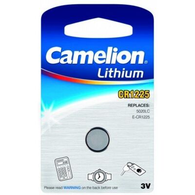 CAMELION Pile bouton lithium CR1225 / Blister de 1 pile - Publicité CAMELION Pile bouton lithium CR1225 / Blister de 1 pile - Publicité