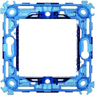 Electron Support à 2 modules/places pour plaques, boîte ronde 502, compatible avec Vimar Arke, haute qualité et longue durée de vie, pour plaques en plastique, aluminium et verre, originales et compatibles - Publicité Electron Support à 2 modules/places pour plaques, boîte ronde 502, compatible avec Vimar Arke, haute qualité et longue durée de vie, pour plaques en plastique, aluminium et verre, originales et compatibles - Publicité