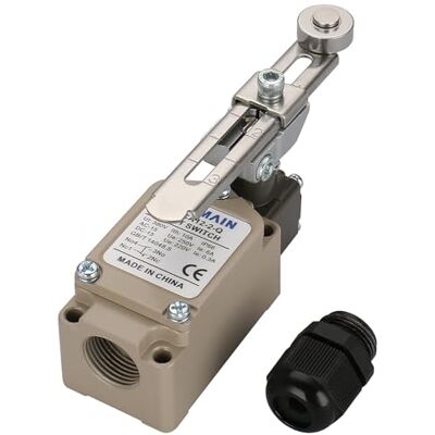 Baomain WLCA12-2-Q Interrupteur de Fin de Course à Levier Rotatif Réglable, 380V 10A, Étanche IP66, Fin de Course à Galet pour Commande Industrielle & CNC, Certifié CE - Publicité Baomain WLCA12-2-Q Interrupteur de Fin de Course à Levier Rotatif Réglable, 380V 10A, Étanche IP66, Fin de Course à Galet pour Commande Industrielle & CNC, Certifié CE - Publicité