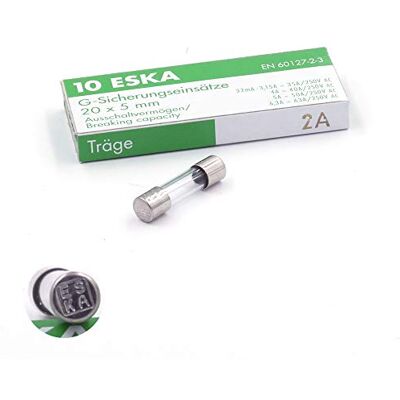 SPC-BOUTIQUE Fusible temporise (T) en verre 2A/250VAC 5x20mm (Boite de 10 Fusibles) - Publicité SPC-BOUTIQUE Fusible temporise (T) en verre 2A/250VAC 5x20mm (Boite de 10 Fusibles) - Publicité