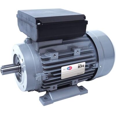ALMO Moteur électrique 220 V Simple Condensateur Mmp71g4b34 0,55 Cv Moteur Monophasé 0,37 Kw 1500 Tr/min Bride B34 - Publicité ALMO Moteur électrique 220 V Simple Condensateur Mmp71g4b34 0,55 Cv Moteur Monophasé 0,37 Kw 1500 Tr/min Bride B34 - Publicité
