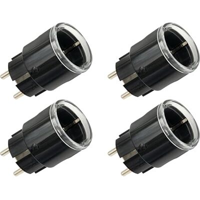 Shelly - Plug S Gen3 - Noir - Lot de 4 - Smart plug - Publicité Shelly - Plug S Gen3 - Noir - Lot de 4 - Smart plug - Publicité