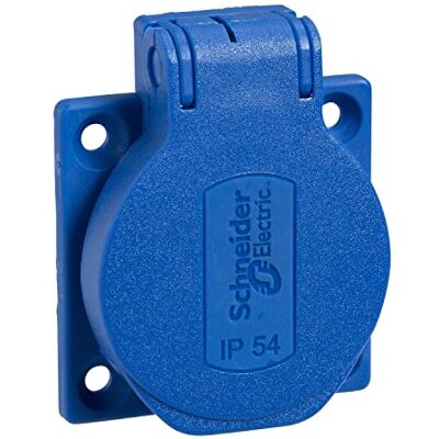 Schneider SCHUKO EMP.50X50 IP54, POS, bleu français marque - Publicité Schneider SCHUKO EMP.50X50 IP54, POS, bleu français marque - Publicité