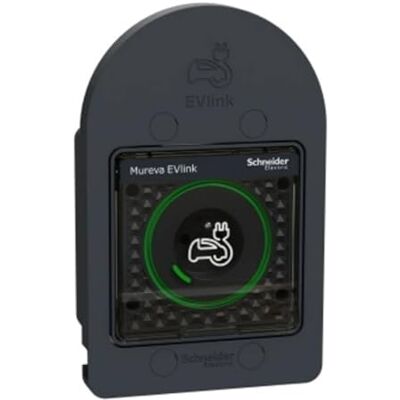 Schneider Electric Prise 2P+T renforcée Mureva EVlink Anthracite IP66 Saillie - Publicité Schneider Electric Prise 2P+T renforcée Mureva EVlink Anthracite IP66 Saillie - Publicité