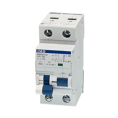IMO disjoncteur différentiel 6KA, 30mA, 1P+ N, 20 Amp Type A B6CR1N20-30-A - Publicité IMO disjoncteur différentiel 6KA, 30mA, 1P+ N, 20 Amp Type A B6CR1N20-30-A - Publicité