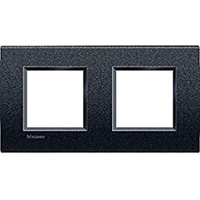 Legrand BTicino LNA4802M2AR Plaque Livinglight Neutre, 2+2 Modules, Horizontal ou Vertical, Anthracite - Publicité Legrand BTicino LNA4802M2AR Plaque Livinglight Neutre, 2+2 Modules, Horizontal ou Vertical, Anthracite - Publicité