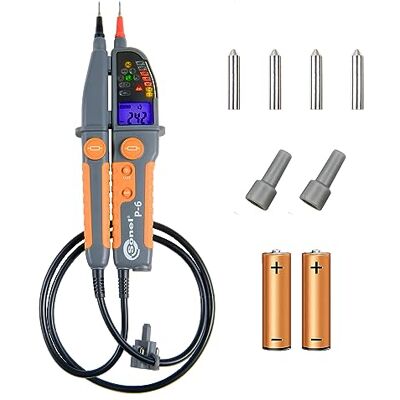 Sonel P-6 Indicateur de Tension Bipolaire Avancé avec Identification de Phase et Mesures Automatiques jusqu'à 1000V Écran LCD, Alertes Sonores, IP65, CAT IV - Publicité Sonel P-6 Indicateur de Tension Bipolaire Avancé avec Identification de Phase et Mesures Automatiques jusqu'à 1000V Écran LCD, Alertes Sonores, IP65, CAT IV - Publicité
