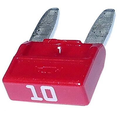 AERZETIX 10 MiniFusibles 10A Rouge 11.9mm 6V 12V 24V 36V Plastique C10289 - Publicité AERZETIX 10 MiniFusibles 10A Rouge 11.9mm 6V 12V 24V 36V Plastique C10289 - Publicité