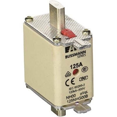 Eaton 125 nhg00b nh00 Fusible Insert 125 A 500 V GL/GG - Publicité Eaton 125 nhg00b nh00 Fusible Insert 125 A 500 V GL/GG - Publicité