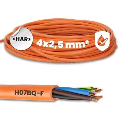 Lapp 00136323 ÖLFLEX 550 P / H07BQ-F 4 x 2,5 mm² Câble de raccordement avec conducteur de protection Pour machines de construction, appareils électriques portatifs et techniques agricoles 10 m - - Publicité Lapp 00136323 ÖLFLEX 550 P / H07BQ-F 4 x 2,5 mm² Câble de raccordement avec conducteur de protection Pour machines de construction, appareils électriques portatifs et techniques agricoles 10 m - - Publicité