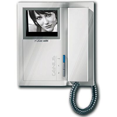 Comelit – Interphone – Moniteur Genius Blanc Noir - Publicité Comelit – Interphone – Moniteur Genius Blanc Noir - Publicité