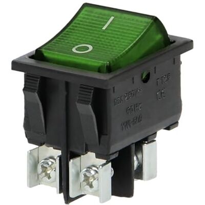 Miratic Interrupteur avec Voyant Lumineux Interrupteur avec Bouton Rétroéclairé Bouton On Off à Bascule Encastrable pour Installation Dans le Cockpit ou Multiprise (boîtier noir/bouton vert) - Publicité Miratic Interrupteur avec Voyant Lumineux Interrupteur avec Bouton Rétroéclairé Bouton On Off à Bascule Encastrable pour Installation Dans le Cockpit ou Multiprise (boîtier noir/bouton vert) - Publicité
