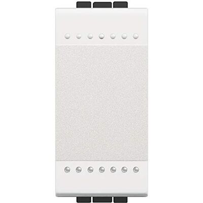 Bticino N4005A Poussoir à Bascule Livinglight Contact No, 1 Module, 10A, 250V, Blanc - Publicité Bticino N4005A Poussoir à Bascule Livinglight Contact No, 1 Module, 10A, 250V, Blanc - Publicité
