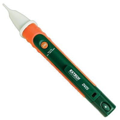 EXTECH DV25 Détecteur De Tension Sans Contact À Double Plage Testeur De Tension CA Réglable 12-600 V Et 100-600 V, Alertes LED Et Sonores, Sécurité CAT IV-1000 V, Clip De Poche - Publicité EXTECH DV25 Détecteur De Tension Sans Contact À Double Plage Testeur De Tension CA Réglable 12-600 V Et 100-600 V, Alertes LED Et Sonores, Sécurité CAT IV-1000 V, Clip De Poche - Publicité