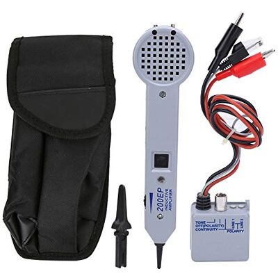 Lecxin L'appareil de contrôle de câble, câbles 200EP de haute précision durables câblent l'amplificateur inductif de générateur de tonalité de testeur avec le volume réglable avec le sac - Publicité Lecxin L'appareil de contrôle de câble, câbles 200EP de haute précision durables câblent l'amplificateur inductif de générateur de tonalité de testeur avec le volume réglable avec le sac - Publicité