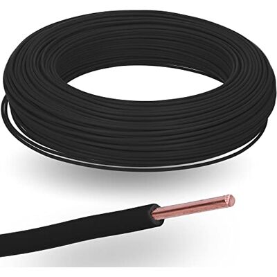 Lapp 4527011 H07V-U 1,5 mm² Câble conducteur en PVC Rigide Fil simple 1,5 mm² Noir - Publicité Lapp 4527011 H07V-U 1,5 mm² Câble conducteur en PVC Rigide Fil simple 1,5 mm² Noir - Publicité