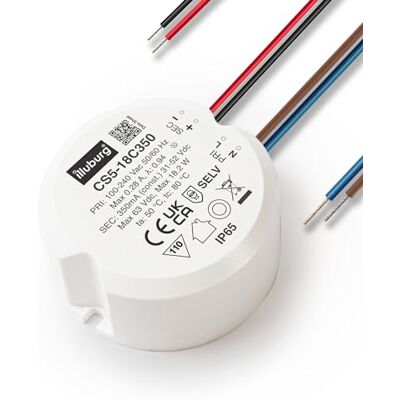 illuburg Transformateur LED Étanche IP65 350mA Courant Constant 11W 18W LED Bloc d'Alimentation Driver Power Supply - Publicité illuburg Transformateur LED Étanche IP65 350mA Courant Constant 11W 18W LED Bloc d'Alimentation Driver Power Supply - Publicité