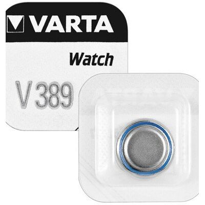 Varta 10 piles bouton à oxyde d'argent pour montre de (V389/Sr54 Sr) 54 W 389 V/V/10 (Vart 4174 Gs) - Publicité Varta 10 piles bouton à oxyde d'argent pour montre de (V389/Sr54 Sr) 54 W 389 V/V/10 (Vart 4174 Gs) - Publicité