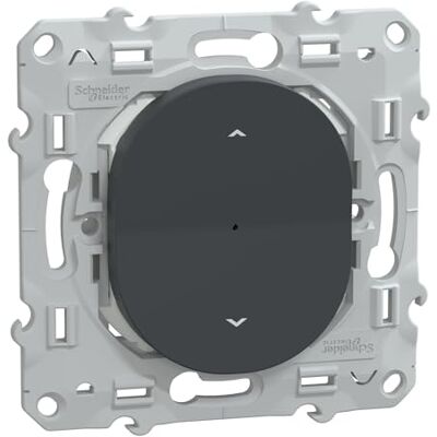 Schneider Electric Wiser Ovalis interrupteur volet-roulant 4A zigbee Anthracite S340567W - Publicité Schneider Electric Wiser Ovalis interrupteur volet-roulant 4A zigbee Anthracite S340567W - Publicité