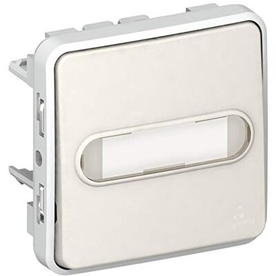 Legrand 069633 Poussoir Étanche No Lumineux avec Porte Étiquette Plexo Composable IP55, 10A, Blanc - Publicité Legrand 069633 Poussoir Étanche No Lumineux avec Porte Étiquette Plexo Composable IP55, 10A, Blanc - Publicité