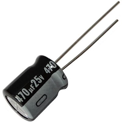 AERZETIX 10x Condensateur Électrolytique Chimique Radial 470µF ± 20% 25V THT 85°C 2000h Ø10x12.5mm C12773 - Publicité AERZETIX 10x Condensateur Électrolytique Chimique Radial 470µF ± 20% 25V THT 85°C 2000h Ø10x12.5mm C12773 - Publicité