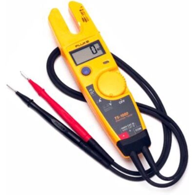 Fluke T5–1000 V Testeur de tension et de continuité électrique 0 V – 1000 V avec indicateur visuel et audio + 2 AC Tension VoltAlert 200 V à 1000 V - Publicité Fluke T5–1000 V Testeur de tension et de continuité électrique 0 V – 1000 V avec indicateur visuel et audio + 2 AC Tension VoltAlert 200 V à 1000 V - Publicité