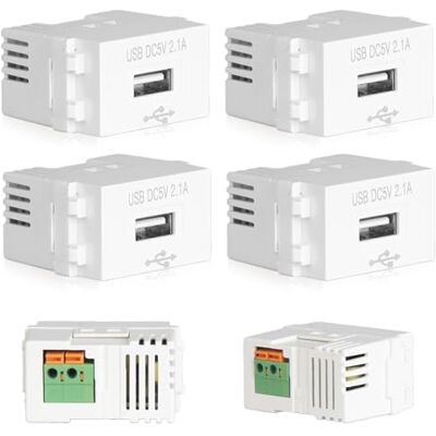 GOMETY 4 Pièces Module d’alimentation USB 220V vers 5V 2,1A, Transformateur USB Adaptateur de Commutation pour Prise Secteur, Panneau de Chargement pour Téléphone Portable - Publicité GOMETY 4 Pièces Module d’alimentation USB 220V vers 5V 2,1A, Transformateur USB Adaptateur de Commutation pour Prise Secteur, Panneau de Chargement pour Téléphone Portable - Publicité