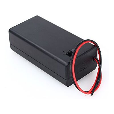 Hilitand Support de Batterie Boîte de Rangement en Plastique de Batterie de Cas de 9V PP3 avec Le Commutateur de Marche/Arret + Fil de Fil - Publicité Hilitand Support de Batterie Boîte de Rangement en Plastique de Batterie de Cas de 9V PP3 avec Le Commutateur de Marche/Arret + Fil de Fil - Publicité