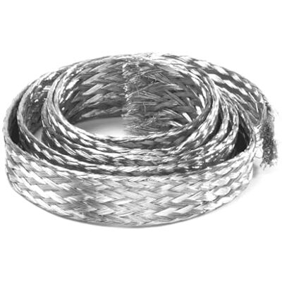 CQCQC Manchon métallique tressé en cuivre étamé largeur de sangle de terre 5-100Mm, longueur de fil Flexible 1 mètre adapté aux connexions électriques(Width 28mm) - Publicité CQCQC Manchon métallique tressé en cuivre étamé largeur de sangle de terre 5-100Mm, longueur de fil Flexible 1 mètre adapté aux connexions électriques(Width 28mm) - Publicité