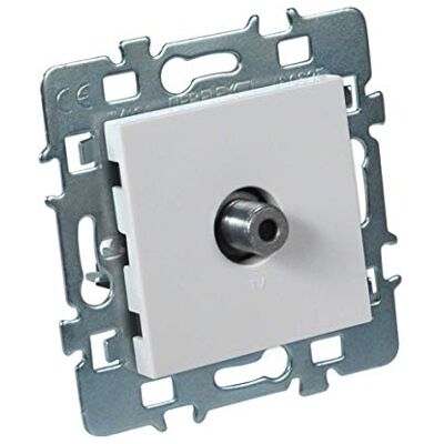 DEBFLEX Prise TV Murale Prise Antenne Prise Antenne TV Murale Prise TV Simple Prise TV Gamme Casual Mécanisme TV Type F + Cache Blanc + Support Métal - Publicité DEBFLEX Prise TV Murale Prise Antenne Prise Antenne TV Murale Prise TV Simple Prise TV Gamme Casual Mécanisme TV Type F + Cache Blanc + Support Métal - Publicité
