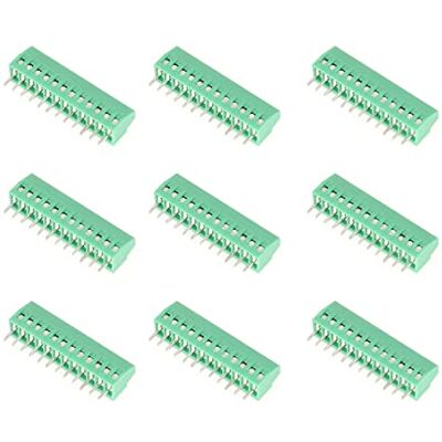 Walfront 12pin 10pcs Bornier Connecteur à Vis de PCB Distance Pas de 2.54mm Universel - Publicité Walfront 12pin 10pcs Bornier Connecteur à Vis de PCB Distance Pas de 2.54mm Universel - Publicité