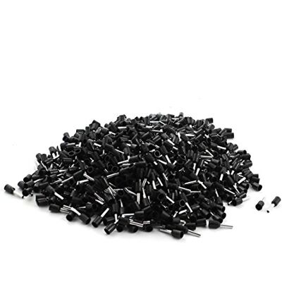 uxcell sourcing map 1000pcs 1,5mm2 Embout de Câble Embout de Câblage Cosse à Sertir électrique Fil Sertissage Borne Connecteur Terminal 16AWG Noir Type de Tube Isolé - Publicité uxcell sourcing map 1000pcs 1,5mm2 Embout de Câble Embout de Câblage Cosse à Sertir électrique Fil Sertissage Borne Connecteur Terminal 16AWG Noir Type de Tube Isolé - Publicité