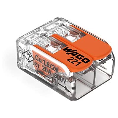 WAGO 2 connecteurs-conducteurs compacts 221–412 LEVER-NUTS, 221-412 - Publicité WAGO 2 connecteurs-conducteurs compacts 221–412 LEVER-NUTS, 221-412 - Publicité