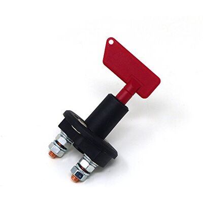 AMA Détachez la batterie pour tracteur : interrupteur de batterie avec clé, courant continu 100 A, tension nominale 24 V - Publicité AMA Détachez la batterie pour tracteur : interrupteur de batterie avec clé, courant continu 100 A, tension nominale 24 V - Publicité