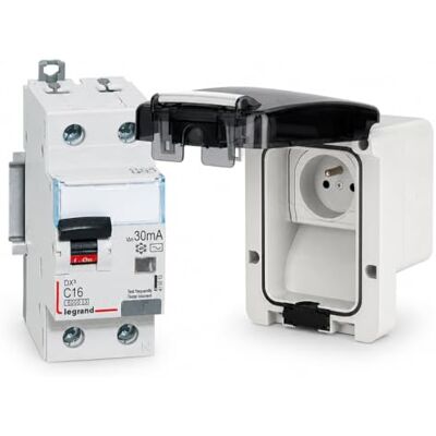 shopVG Prise de courant française pour véhicules électriques avec dose de charge IP66 et prise FI/LS 16A (Price IP66 avec RCBO16A) - Publicité shopVG Prise de courant française pour véhicules électriques avec dose de charge IP66 et prise FI/LS 16A (Price IP66 avec RCBO16A) - Publicité