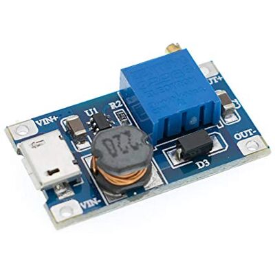 Tecnostore Module DC Micro USB Step Up Convertisseur réglable MT3608 alimentation Arduino - Publicité Tecnostore Module DC Micro USB Step Up Convertisseur réglable MT3608 alimentation Arduino - Publicité