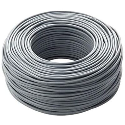 Electron cordon, câble électrique, 10 mètres, 16 mm² mm2, 1 x 16 mm, gris, cuivre, fil unipolaire, conforme CPR, FS17, idéal pour la rénovation du système électrique pour les maisons et les appartements - Publicité Electron cordon, câble électrique, 10 mètres, 16 mm² mm2, 1 x 16 mm, gris, cuivre, fil unipolaire, conforme CPR, FS17, idéal pour la rénovation du système électrique pour les maisons et les appartements - Publicité